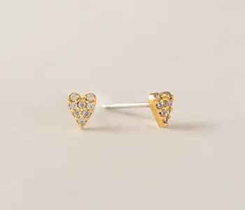 Flutter Stud Earrings, Gold