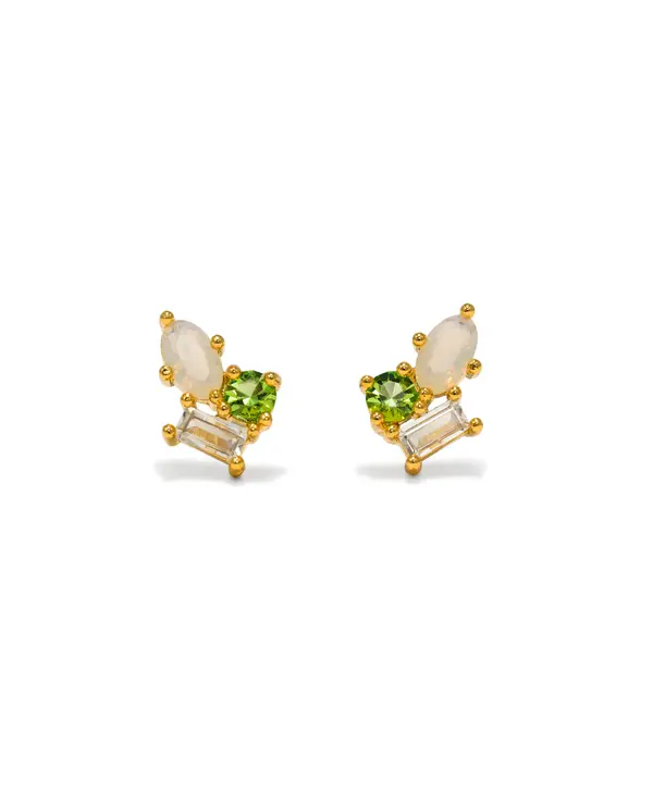 Lovers Tempo Sonata Stud Earrings, Opal Mix