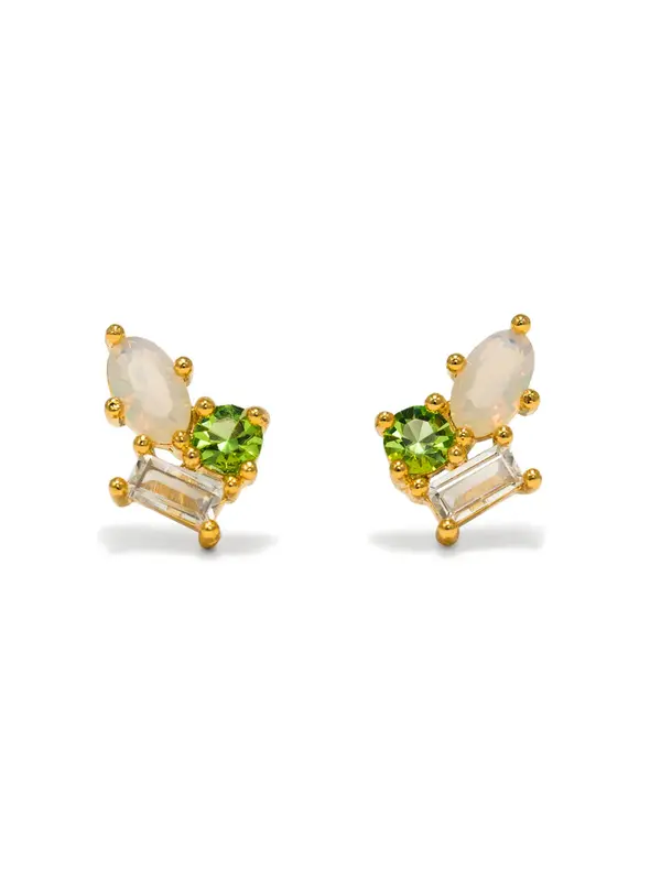 Lovers Tempo Sonata Stud Earrings, Opal Mix