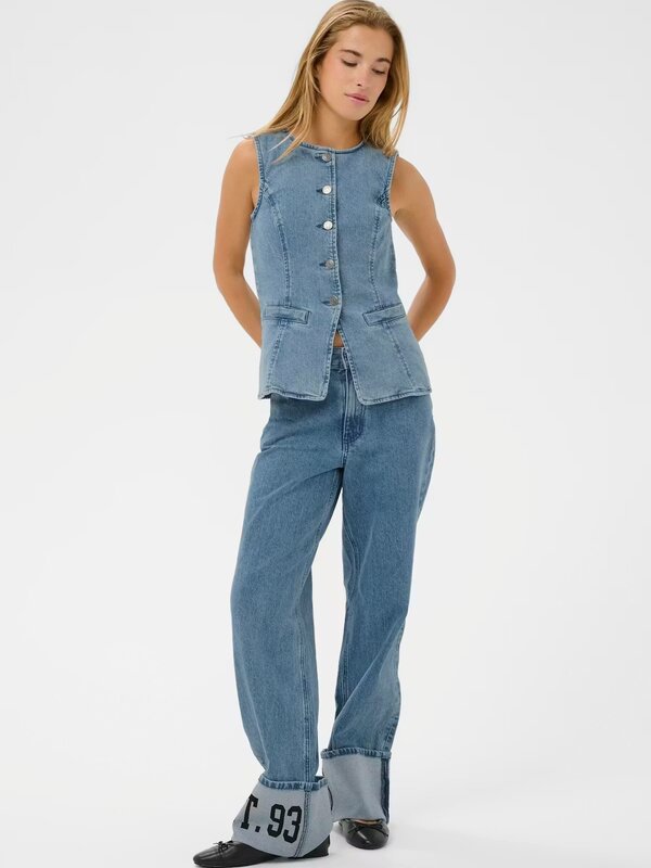 Kaffe KAvallis Denim Waistcoat