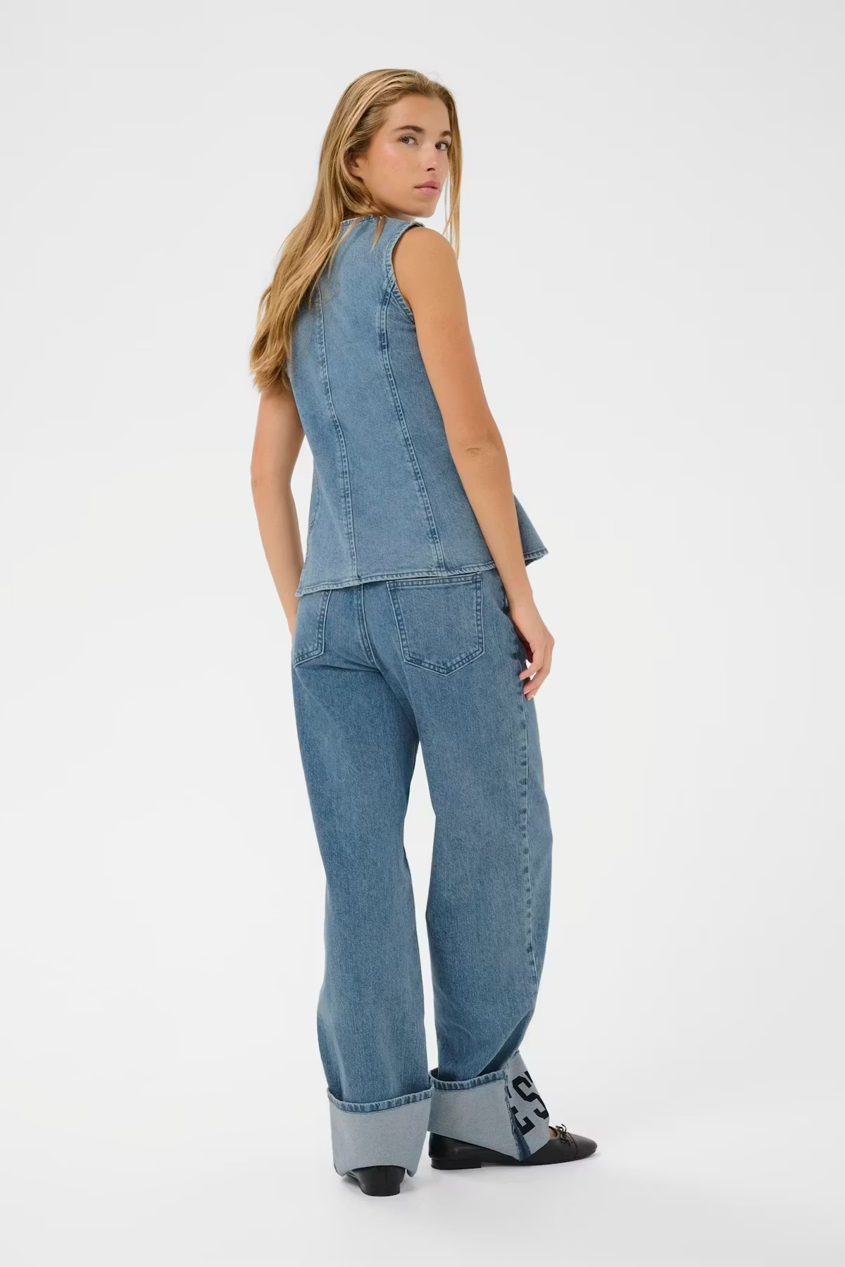 Kaffe KAvallis Denim Waistcoat