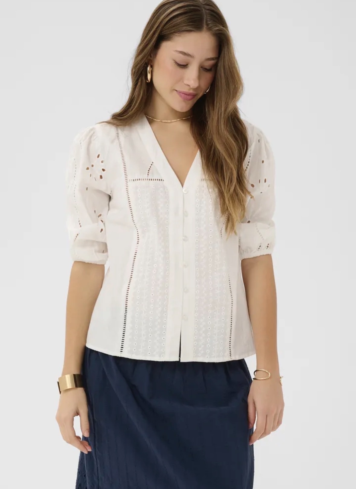 Cream CRSigne Blouse