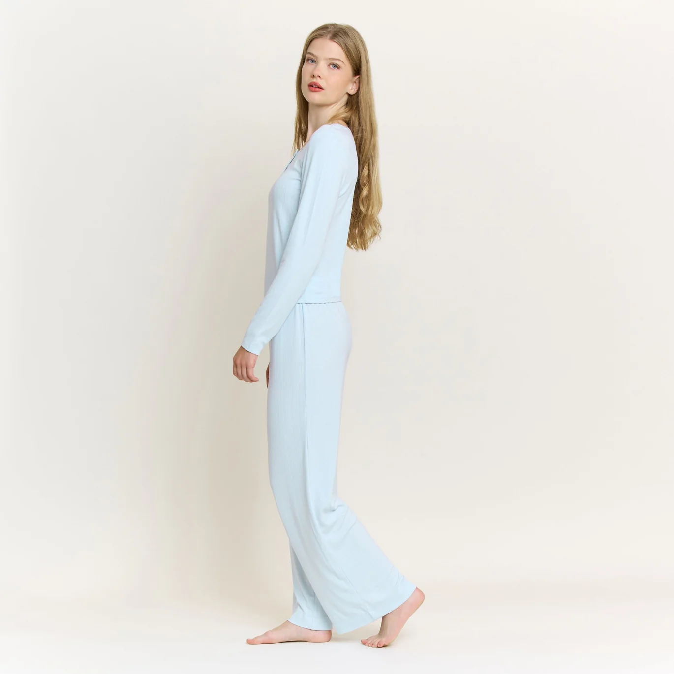 Honeydew Intimates Blissful Long Sleeve/Pant Henley Set