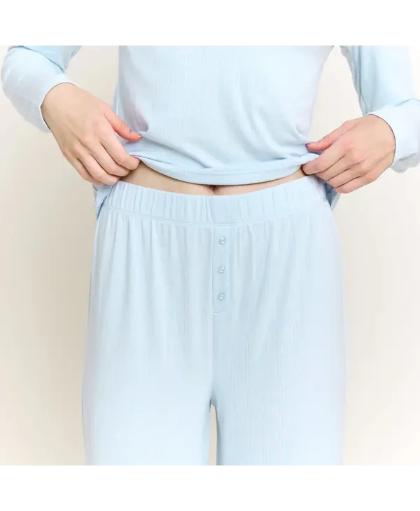 Honeydew Intimates Blissful Long Sleeve/Pant Henley Set