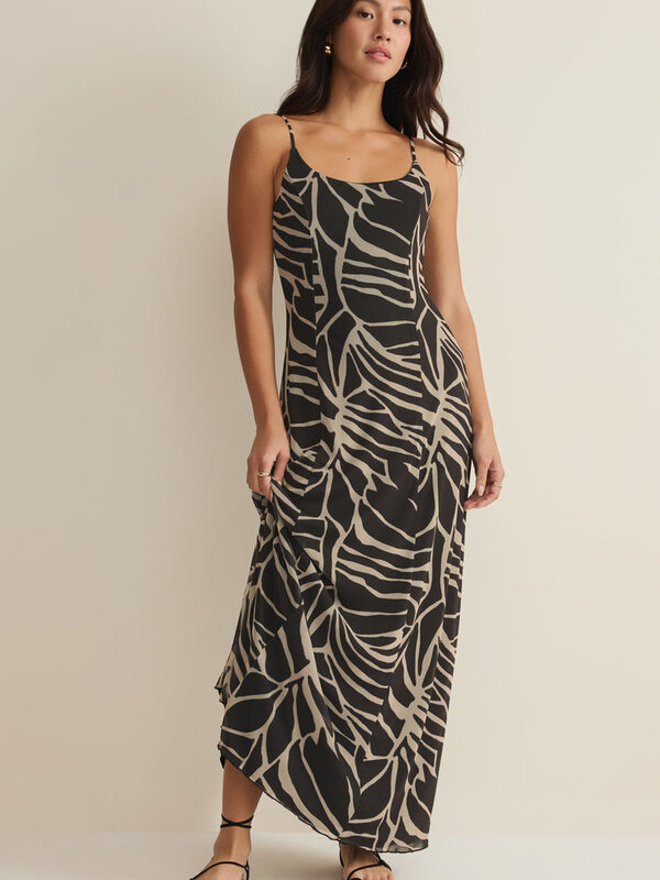 Z Supply Charisma Tova Palm Midi Dress