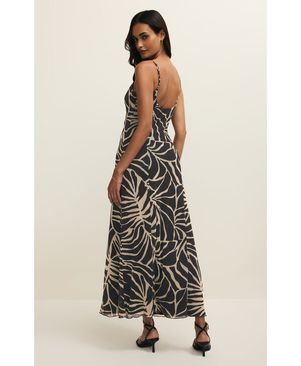 Z Supply Charisma Tova Palm Midi Dress