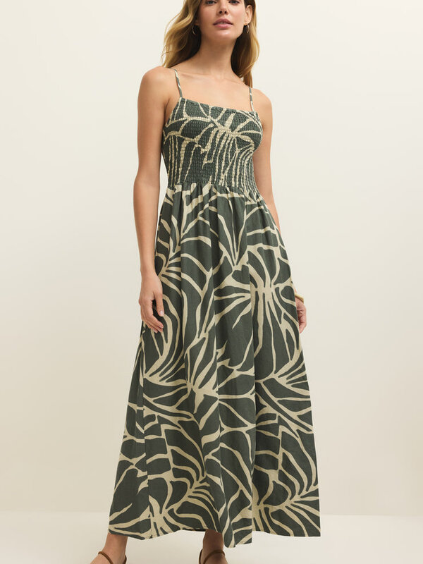 Z Supply Bayside Tova Palm Midi Dress
