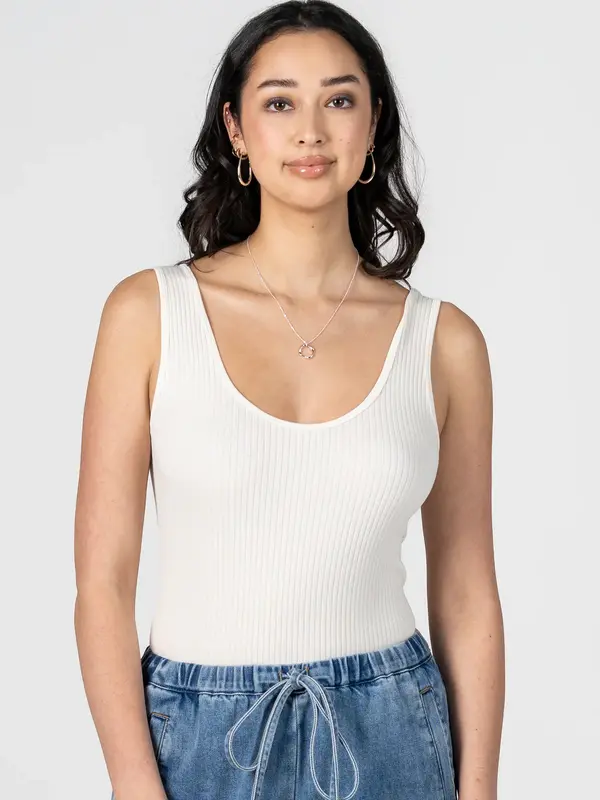 Cest Moi Seamless Rib Tank, OS