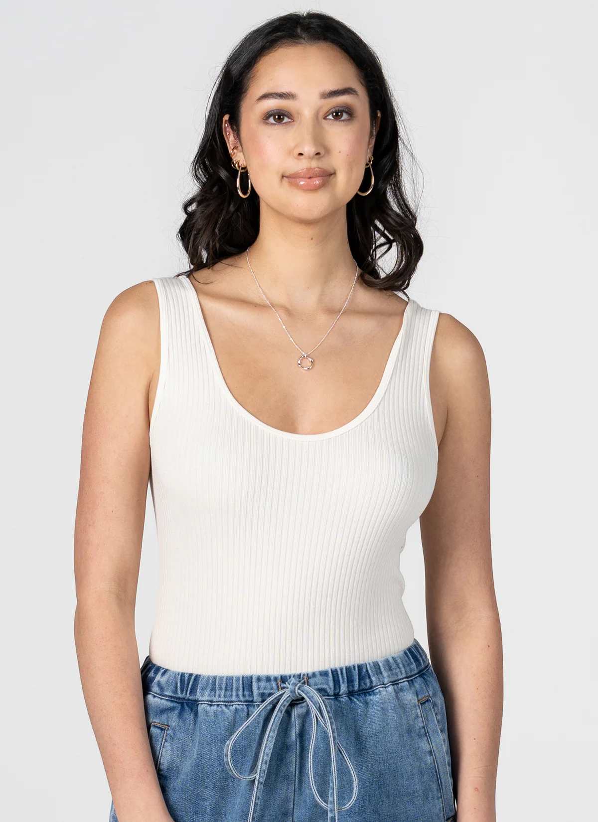 Cest Moi Seamless Rib Tank, OS