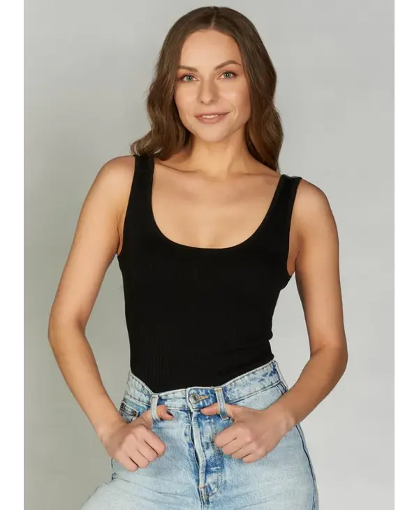 Cest Moi Seamless Rib Tank, OS