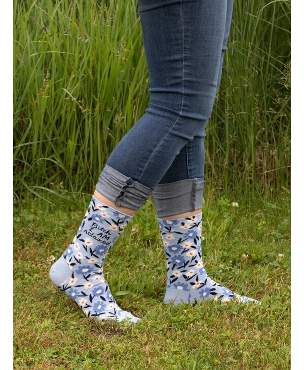 Blue Q Bi*** I am Relaxed Socks
