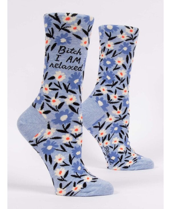 Blue Q Bi*** I am Relaxed Socks