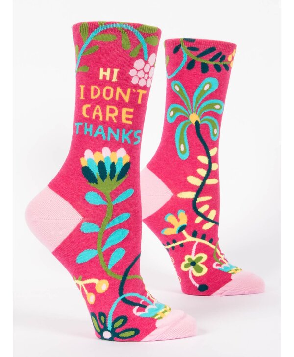 Blue Q Hi. I Don't Care Socks