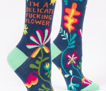 Delicate F***ing Flower Socks