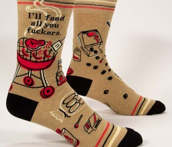 Feed You Fuckers Men's Socks