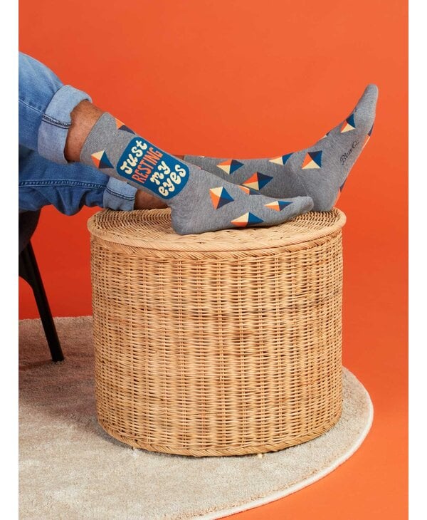 Blue Q Resting My Eyes Men's Socks