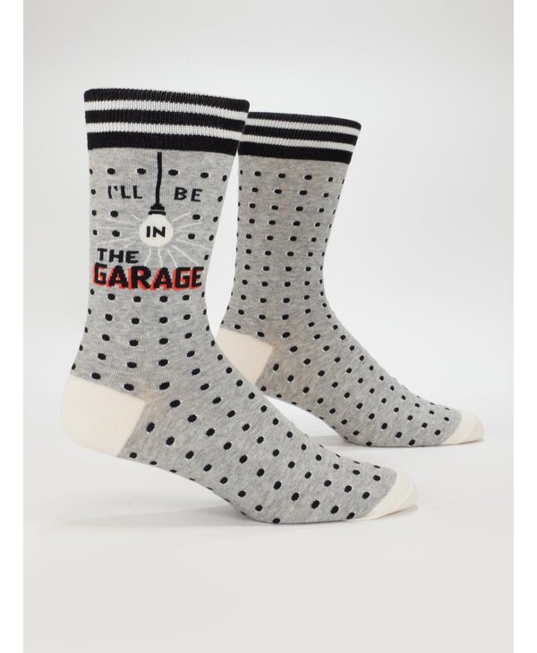 Blue Q I'll Be In Garage Men's Socks