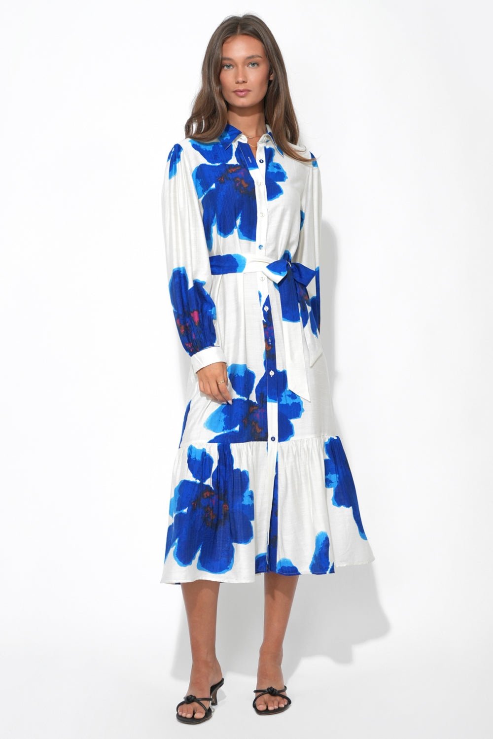 adelyn rae Mila Floral Midi Dress