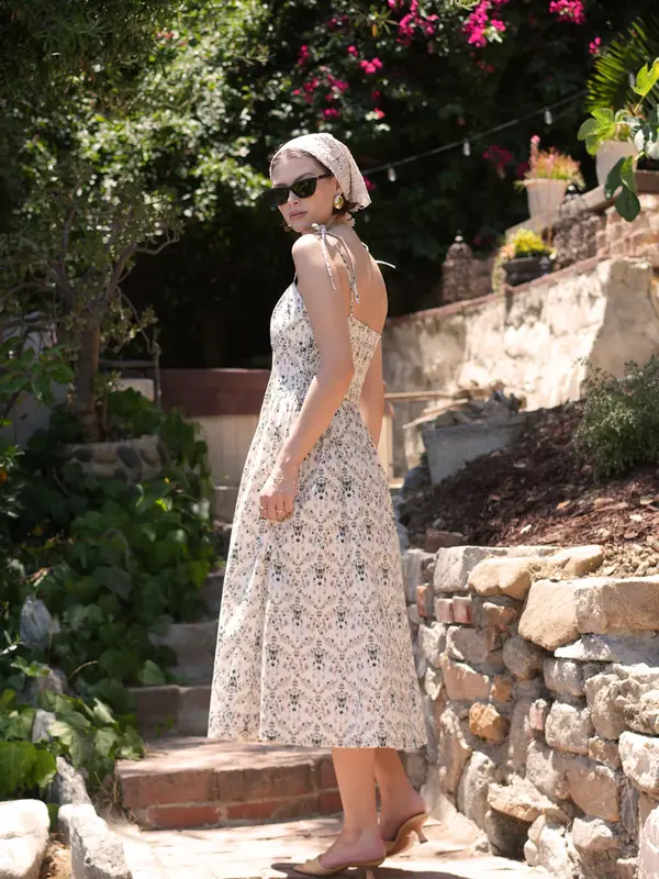 Greylin Sara Sleeveless Midi Dress