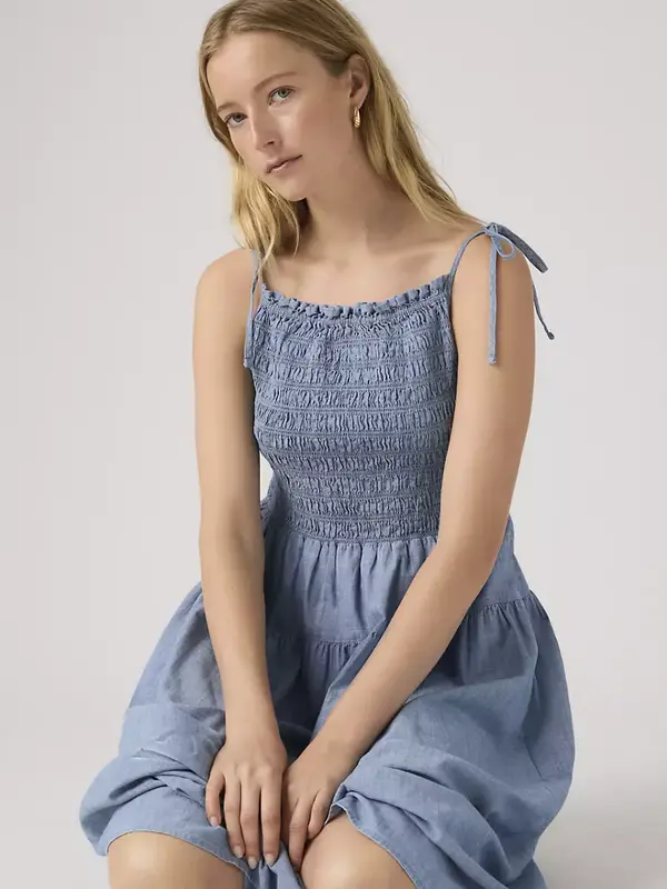 Levi Strauss & Co. Monaco Cotton Sundress, Breezy Blues
