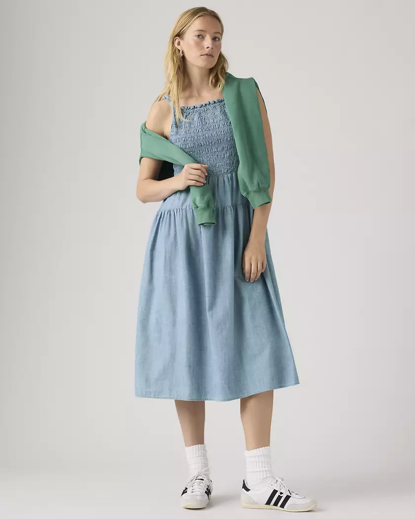 Levi Strauss & Co. Monaco Cotton Sundress, Breezy Blues