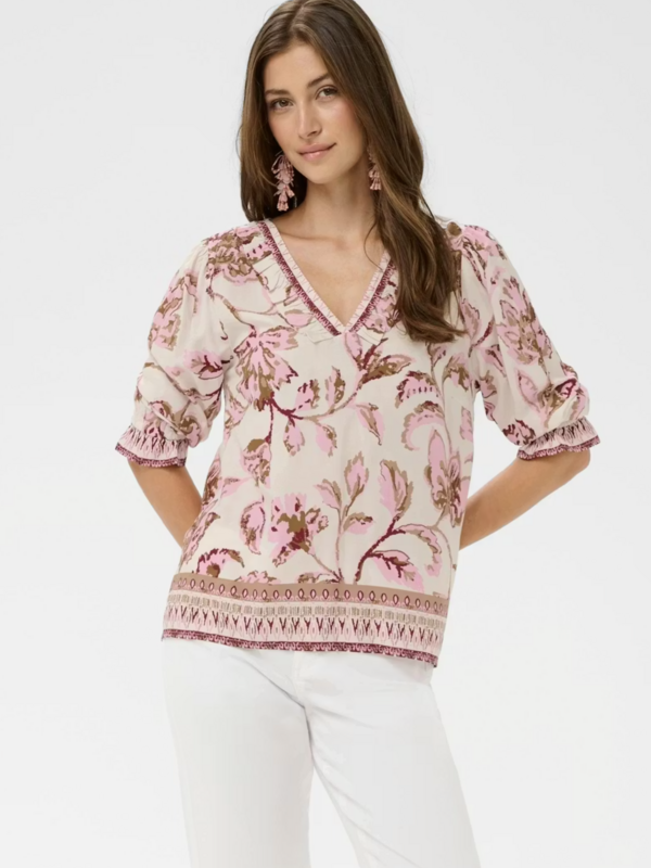 Cream CRTiah Boho Blouse 3/4 Sleeve