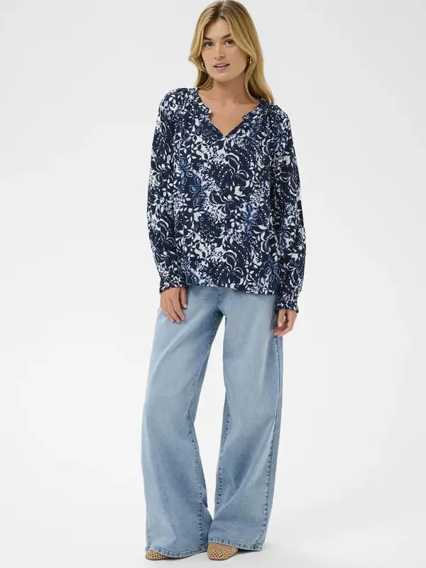 Cream CRTiah Boho Blouse LS