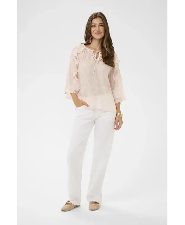 Cream CRAmy Blouse