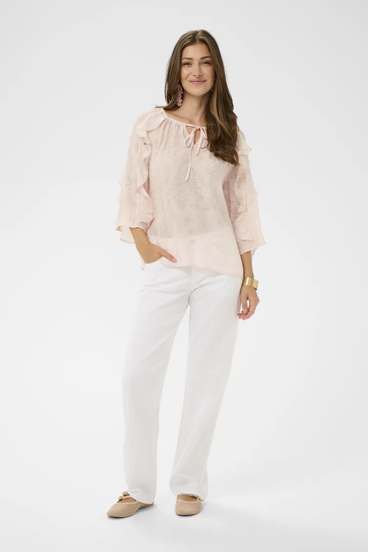 Cream CRAmy Blouse