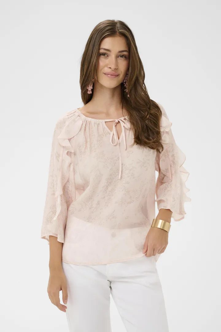 Cream CRAmy Blouse