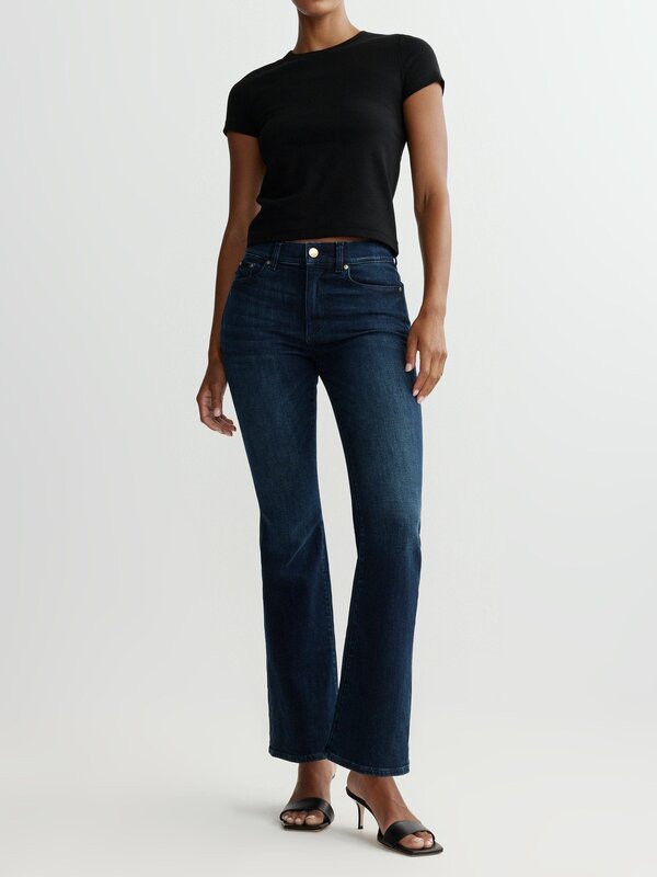 DL1961 Bridget Boot High Rise Instasculpt 33" in Mediterranean