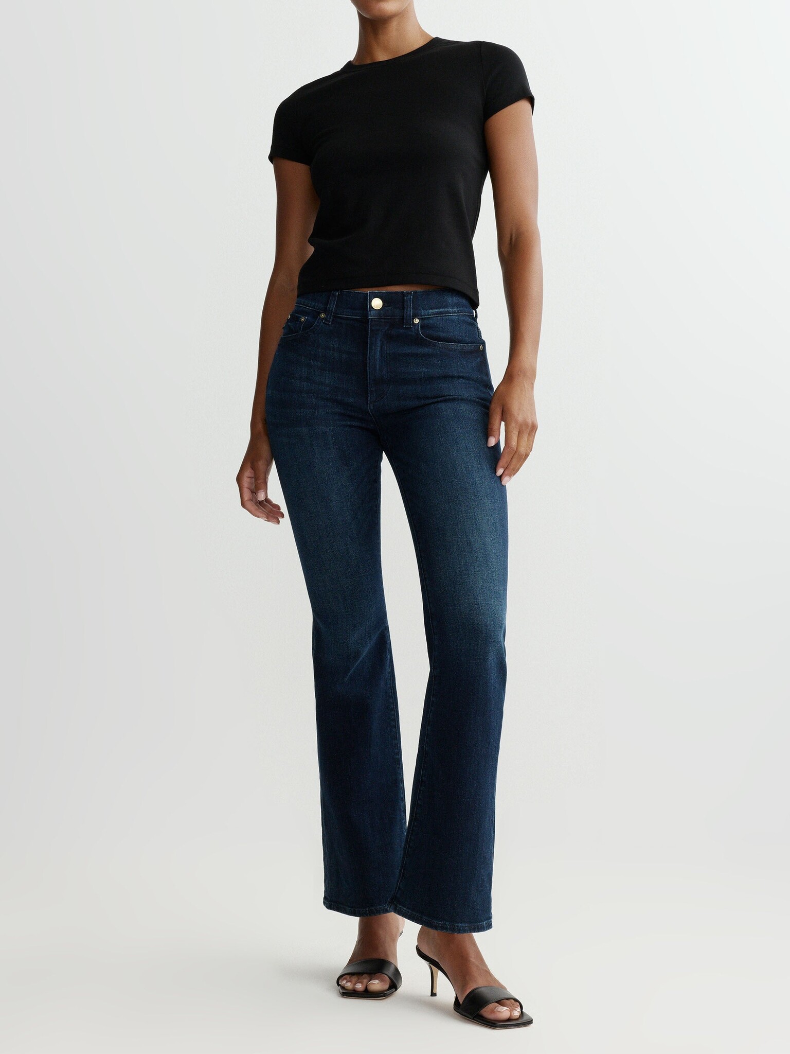 DL1961 Bridget Boot High Rise Instasculpt 33" in Mediterranean