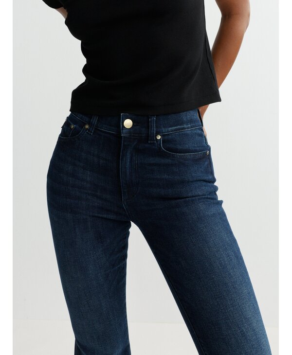 DL1961 Bridget Boot High Rise Instasculpt 33" in Mediterranean