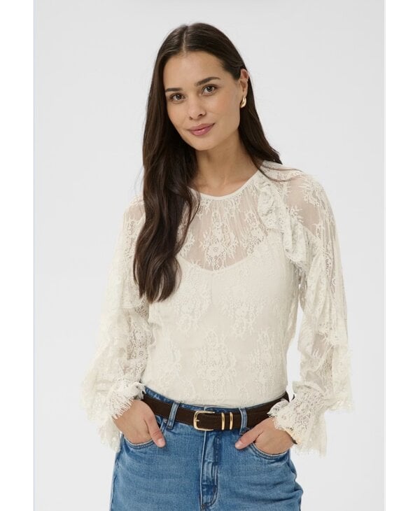 Kaffe KAamelie Lace Dress Blouse