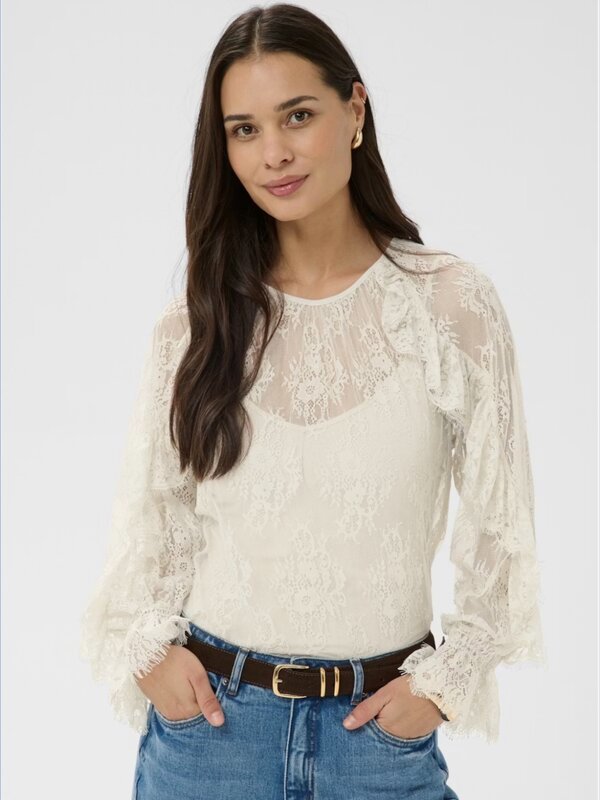 Kaffe KAamelie Lace Dress Blouse