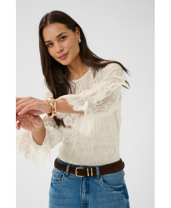 Kaffe KAamelie Lace Dress Blouse