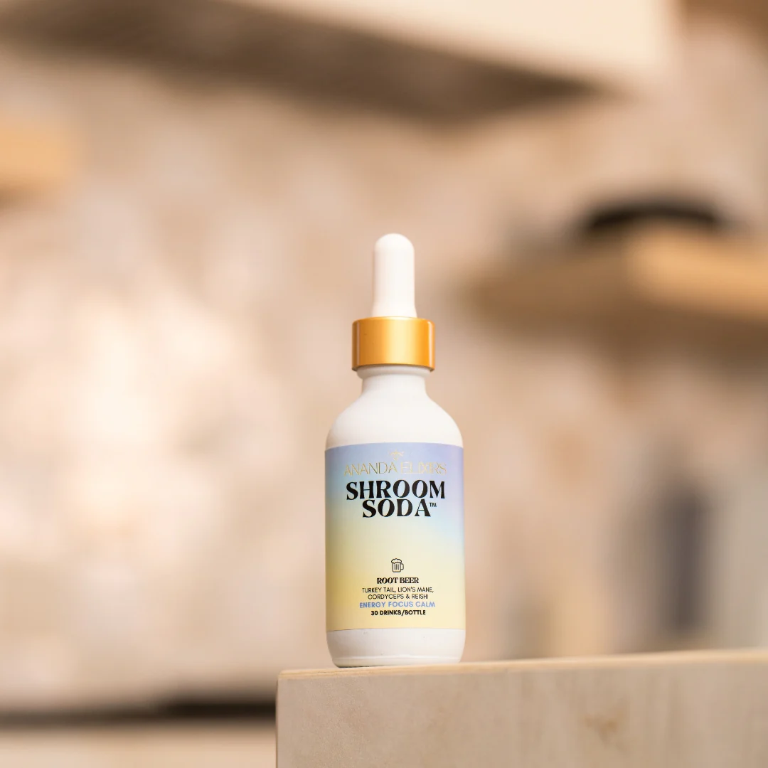 Ananda Elixirs Shroom Soda, Root Beer