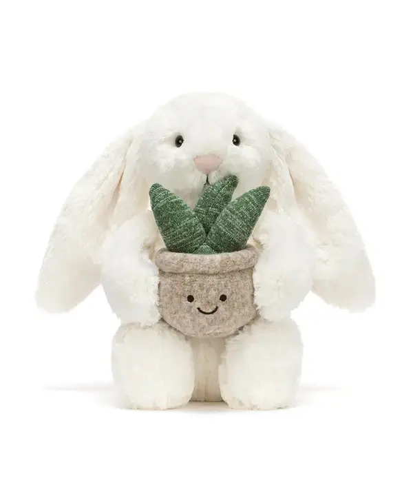 Jellycat Inc. Cream Bunny with Plant