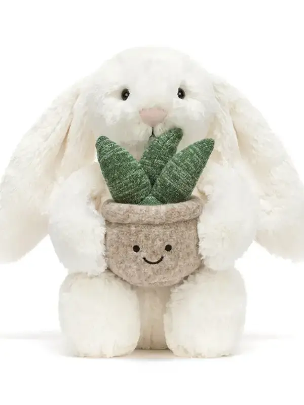 Jellycat Inc. Cream Bunny with Plant