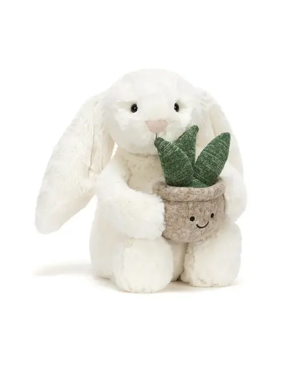 Jellycat Inc. Cream Bunny with Plant