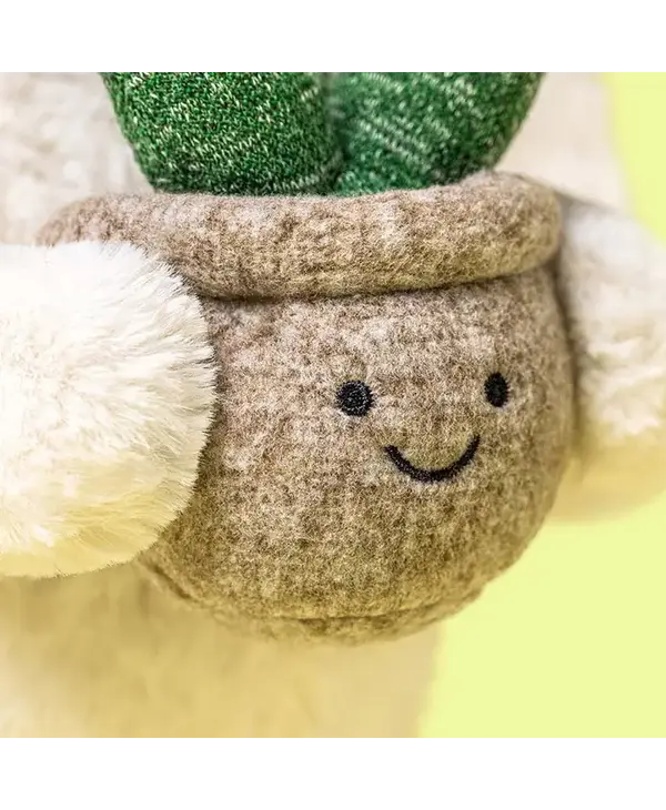 Jellycat Inc. Cream Bunny with Plant