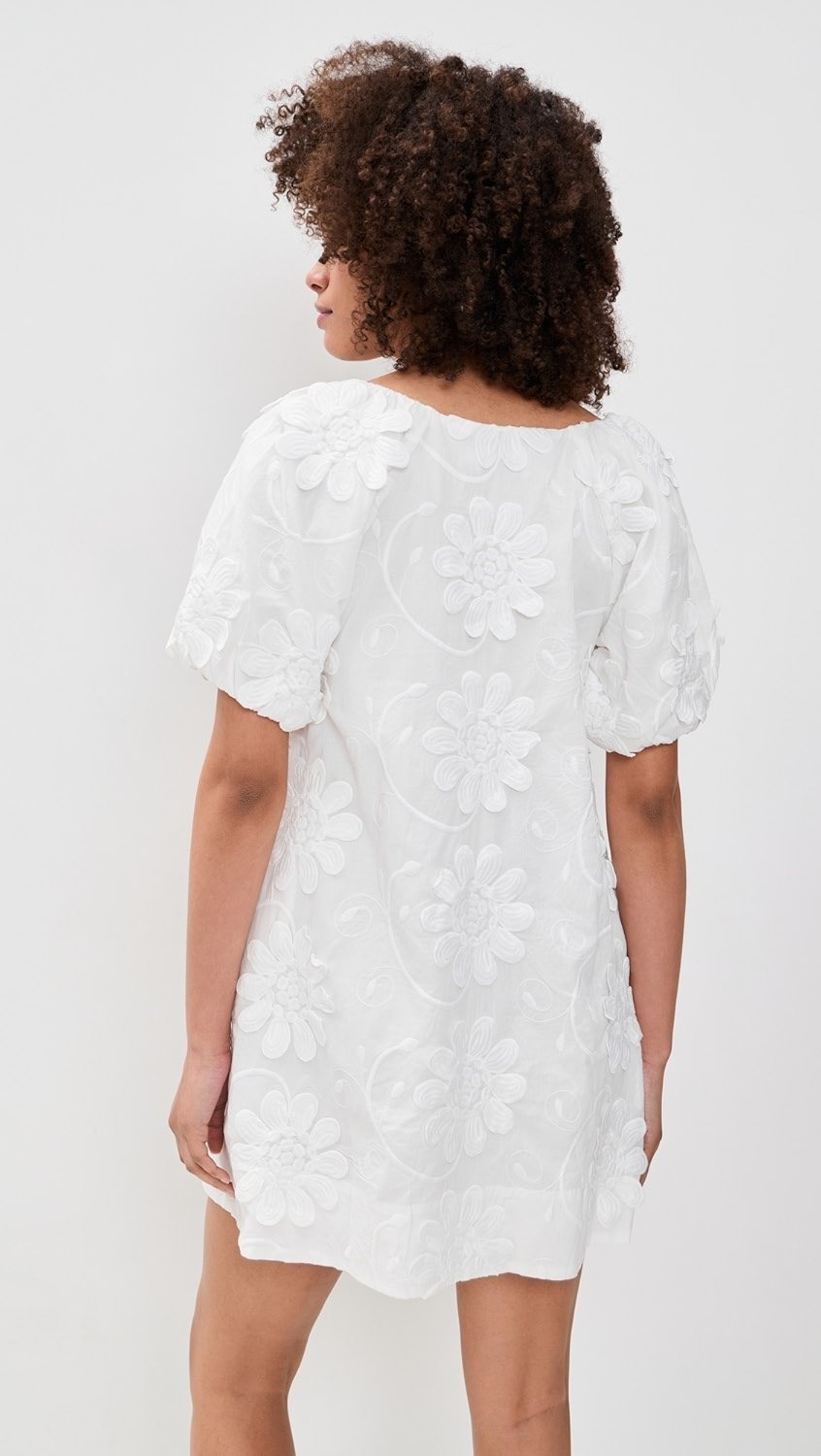 Mink Pink Alessia Smock Mini Dress