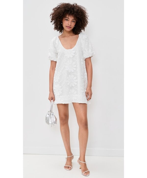 Mink Pink Alessia Smock Mini Dress