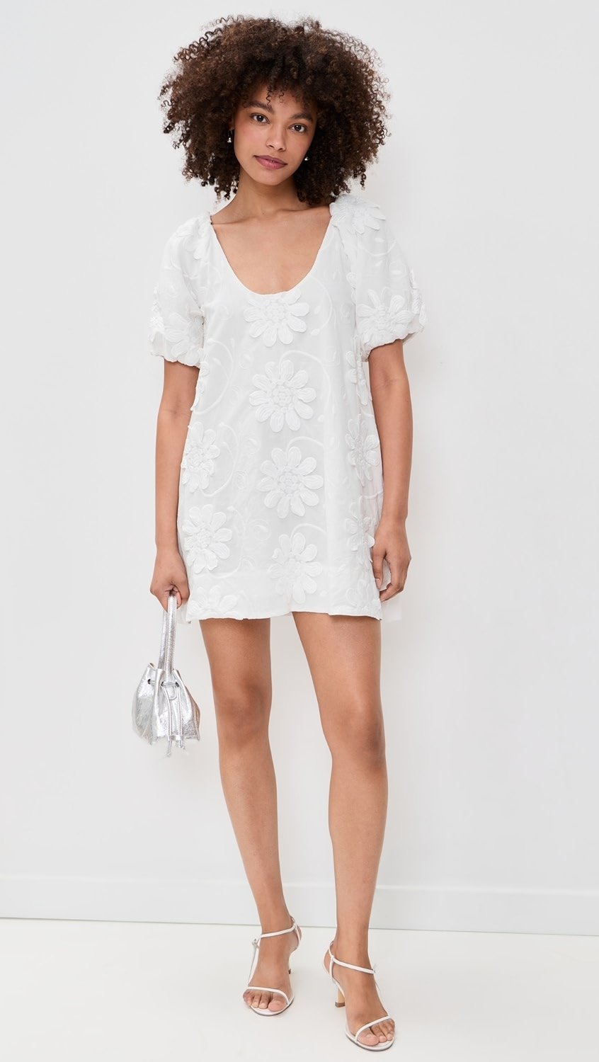 Mink Pink Alessia Smock Mini Dress