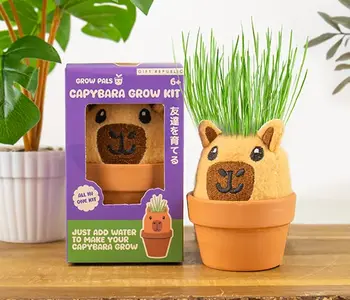Capybara Grow Pal – All-in-One Grass-Growing Kit