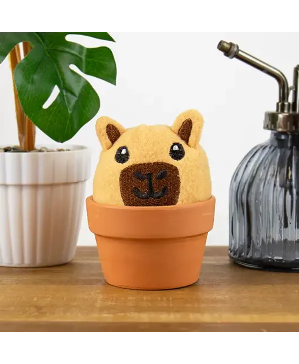 Gift Republic Capybara Grow Pal – All-in-One Grass-Growing Kit