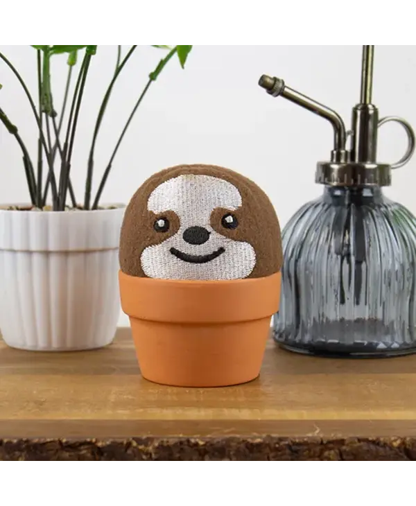 Gift Republic Sloth Grow Pal – All-in-One Grass-Growing Kit