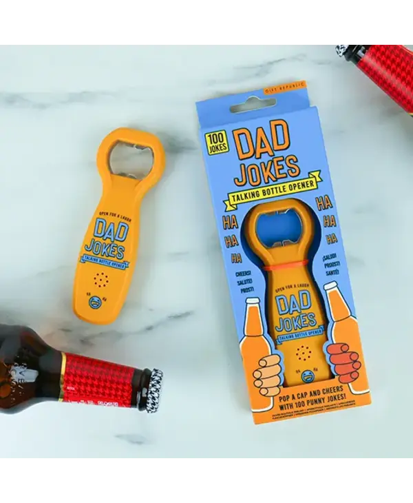 Gift Republic Dad Jokes Talking Bottle Opener