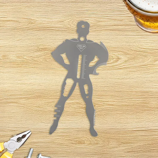 Gift Republic Super Dad Multi-Tool – 21-in-1 Superhero Gadget