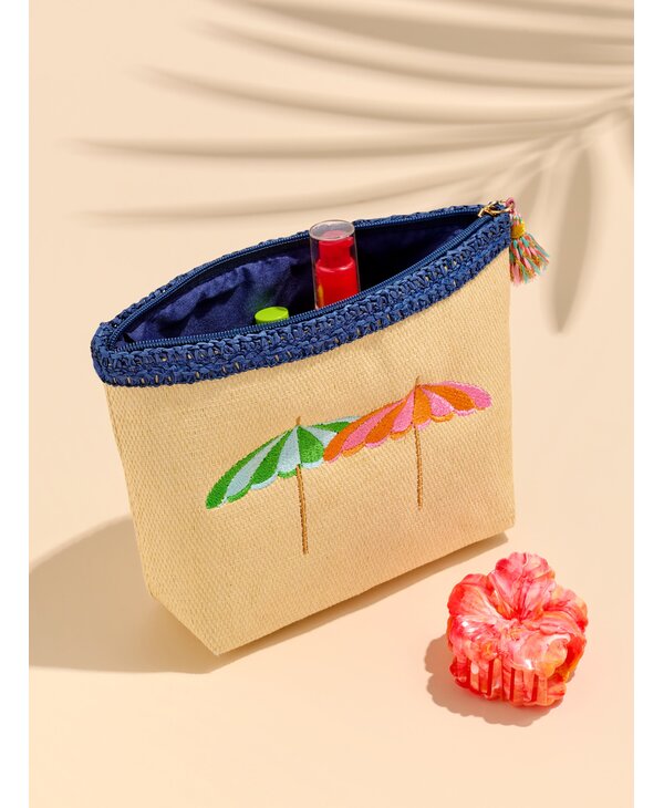 Shiraleah Capri Zip Pouch, Natural